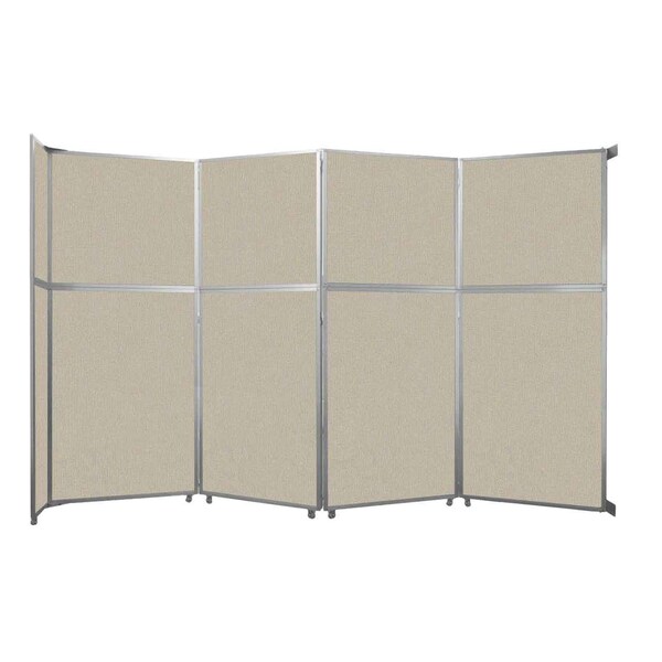 Operable Wall Folding Room Divider 15'7" x 10'3/4" Sand Fabric